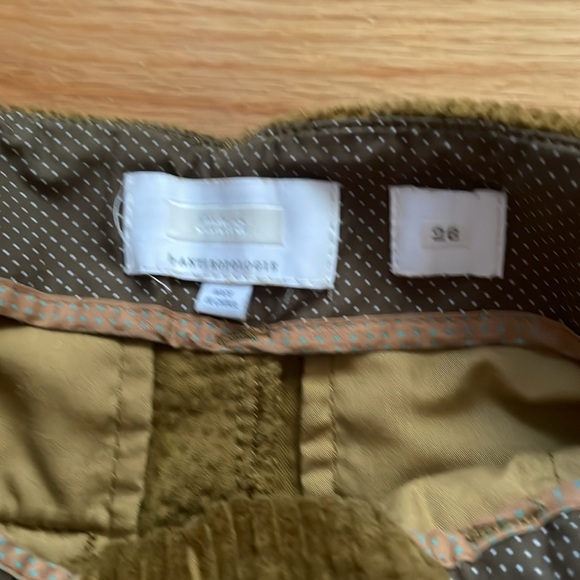 Anthropologie ett:twa wide leg corduroy pants 26 - Picture 4 of 7